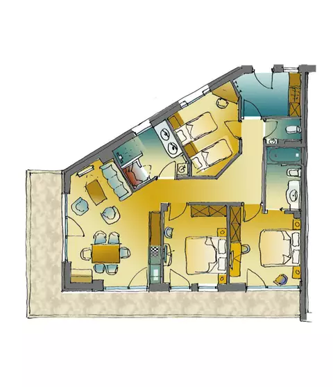 Skizze Ferienwohnung 5
