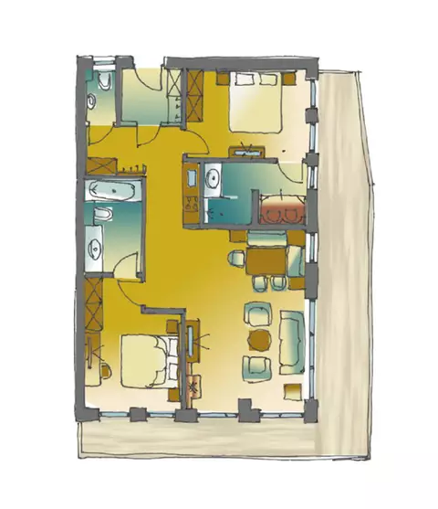 Skizze Ferienwohnung 8