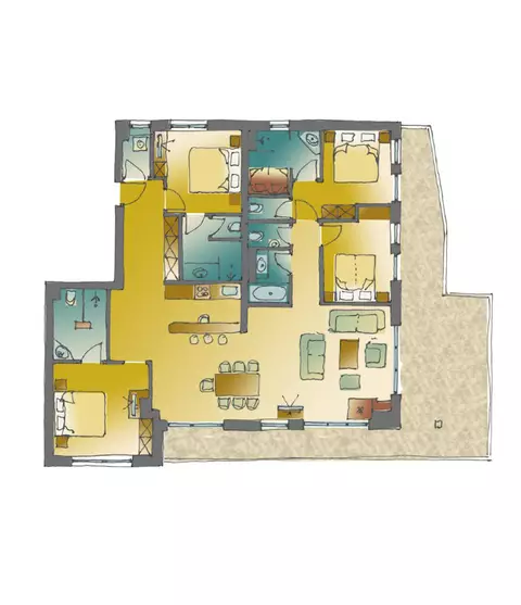 Skizze Ferienwohnung 11